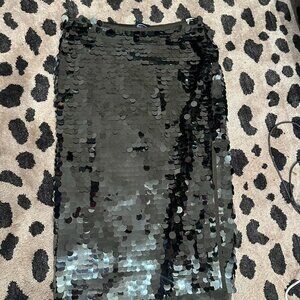 Scoop Sequin Mini Skirt